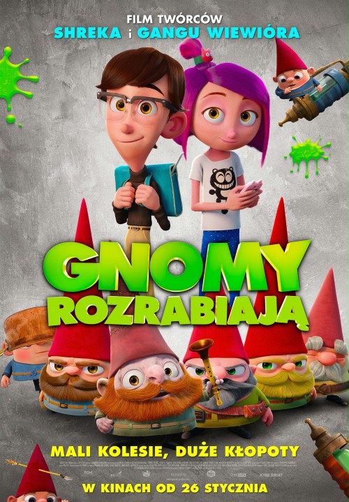 Gnomy rozrabiają / Gnome Alone (2017) SD